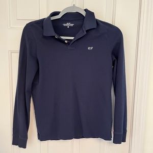 Boys LS polo vineyard vines medium